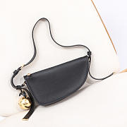 Okify Burberry Shield Bag In Black 26x5x13.5cm  - 3