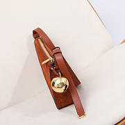 Okify Burberry Shield Suede Bag In Brown 32x7x17cm  - 5