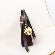 Okify Burberry Shield Suede Bag In Red Wine 32x7x17cm  - 5