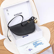 Okify Burberry Shield Bag In Black 32x7x17cm  - 1