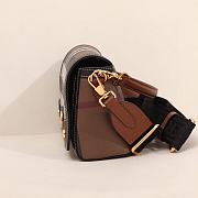 Okify Burberry Note Bag In Dark Brown 24x8x14cm  - 4