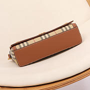 Okify Burberry Note Bag In Brown And Beige 24x8x14cm  - 5