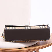 Okify Burberry Note Bag In Beige And Dark Brown 24x8x14cm  - 6