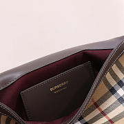 Okify Burberry Note Bag In Beige And Dark Brown 24x8x14cm  - 5