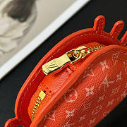 Okify Louis Vuitton Crab Bag Charm In Orange - 4