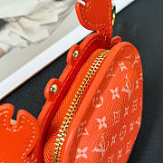 Okify Louis Vuitton Crab Bag Charm In Orange - 5