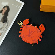 Okify Louis Vuitton Crab Bag Charm In Orange - 3