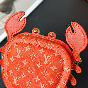 Okify Louis Vuitton Crab Bag Charm In Orange - 2