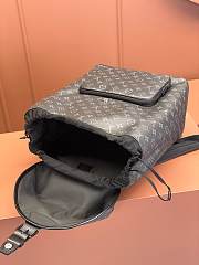 Okify Louis Vuitton Montsouris Backpack In Black 32x40x19cm M46683 - 5