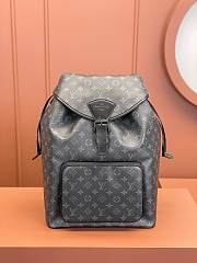 Okify Louis Vuitton Montsouris Backpack In Black 32x40x19cm M46683 - 1