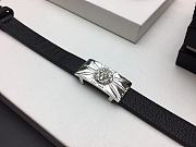Okify Versace Black Belt Bracelet  - 5