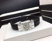 Okify Versace Black Belt Bracelet  - 1