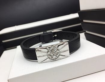 Okify Versace Black Belt Bracelet 