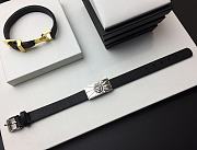 Okify Versace Black Belt Bracelet  - 3