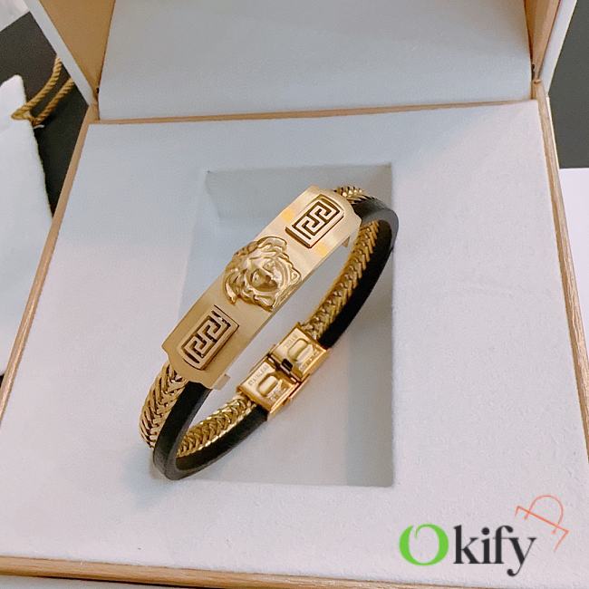 Okify Versace Du Mesa Bracelet With Gold - 1