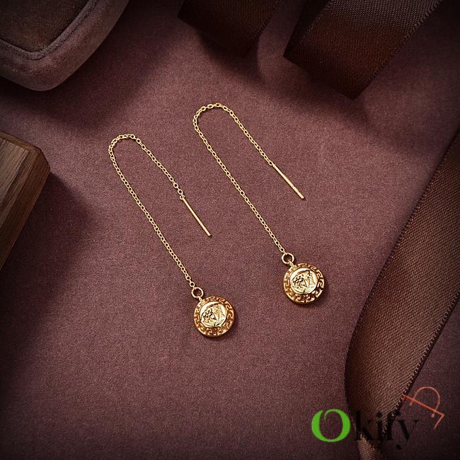 Okify Versace Gold Earrings 23275 - 1