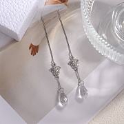 Okify Versace Silver/Gold Water Drop Earrings  - 3