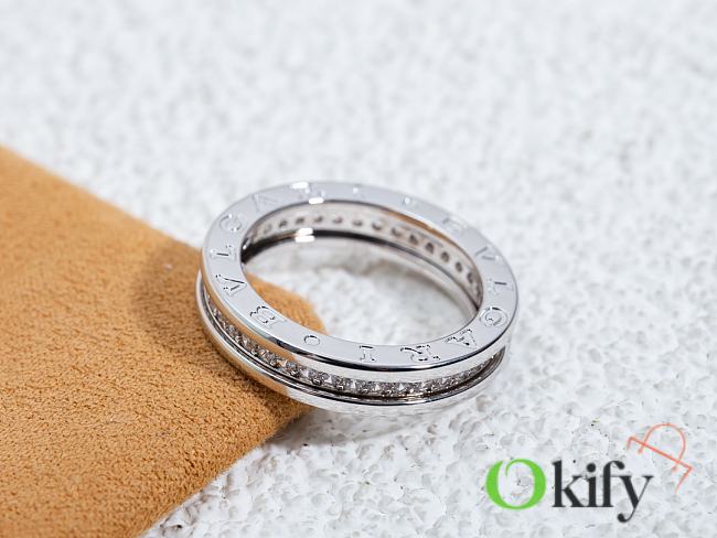 Okify Bvlgari Silver Ring 23282 - 1