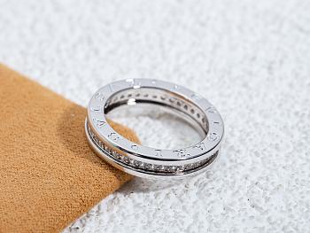 Okify Bvlgari Silver Ring 23282