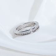 Okify Bvlgari Silver Ring 23282 - 6