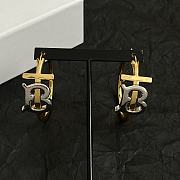 Okify Burberry Gold And Silver Earrings - 6