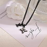 Okify Louis Vuitton Black Necklace - 4