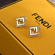 Okify Fendi Square Earrings  - 2