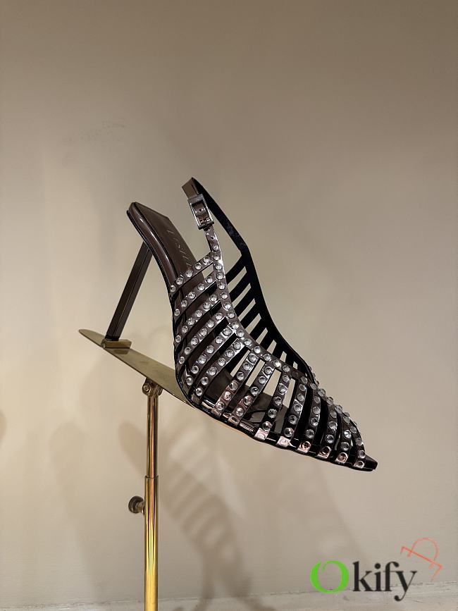 Okify LeSilla Black Diamond High Heels 10cm EU35-42 - 1