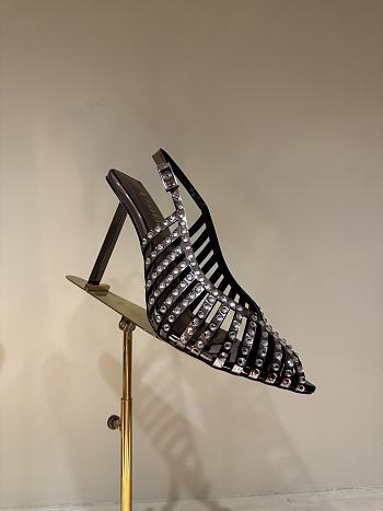 Okify LeSilla Black Diamond High Heels 10cm EU35-42