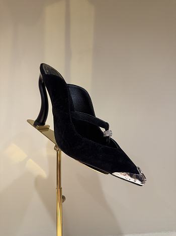 Okify Schiaparelli Black High Heels 10.5cm EU35-41