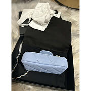 Okify CC Mini Blue Chain Bag 10x7.5x2.5cm - 4