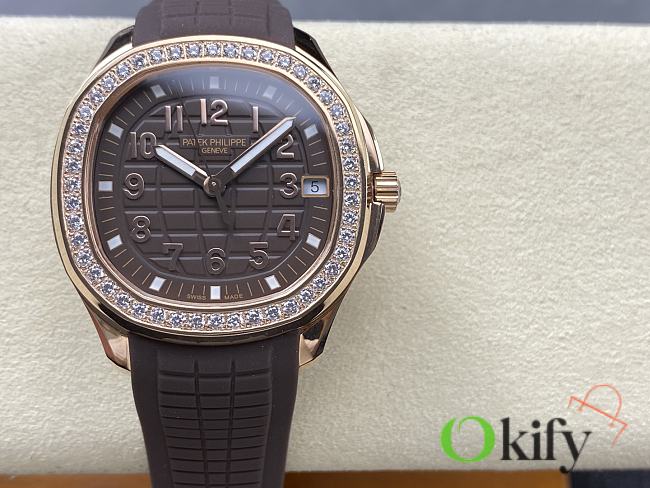 Okify Patek Philippe Aquanaut Brown Watch 38mm - 1