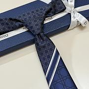 Okify Dior Dark Blue Tie 23334 - 1