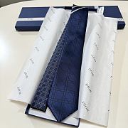 Okify Dior Dark Blue Tie 23334 - 5