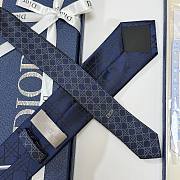 Okify Dior Dark Blue Tie 23334 - 3