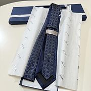 Okify Dior Dark Blue Tie 23334 - 2