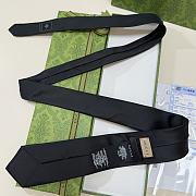 Okify Gucci Black Silk Bee Tie  - 4