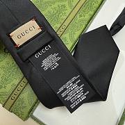 Okify Gucci Black Silk Bee Tie  - 2