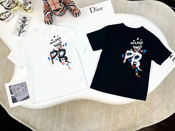Okify Prada Black/White T-shirt For Kids