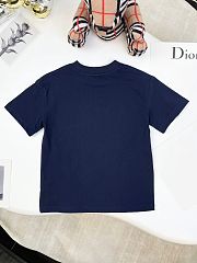 Okify Moncler Dark Blue/White Shark T-shirt For Kids  - 2