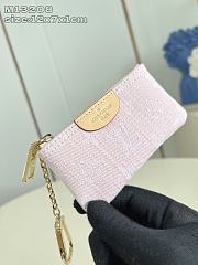 Okify Louis Vuitton Key Pouch Wallet In Monogram Denim Pink M13208 12x7x1cm - 5