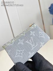 Okify Louis Vuitton Key Pouch Wallet In Monogram Denim Gray M13208 12x7x1cm - 5