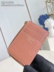 Okify Louis Vuitton Low Key Zipped Card Holder In Brown M14551 8x1x13cm - 5