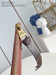 Okify Louis Vuitton Low Key Zipped Card Holder In Brown M14551 8x1x13cm - 6