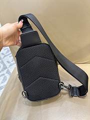 Okify Coach CV763 Brown Sling Pack Bag For Men 13x20x5cm - 5