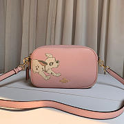 Okify Coach x Disney Camera Bag With Dalmatian In Pink 21x16x7cm  - 1