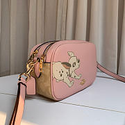 Okify Coach x Disney Camera Bag With Dalmatian In Pink 21x16x7cm  - 4