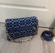 Okify Coach CAN15 Tabby Shoulder Bag In Blue 26x17x8cm  - 3