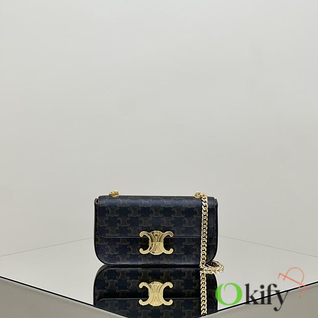 Okify Celine Brown Underarm Bag 20.5x10.5x4cm - 1