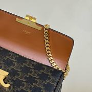Okify Celine Brown Underarm Bag 20.5x10.5x4cm - 3